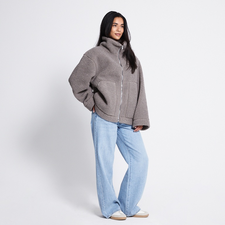 Pile jacket "Aline" Beige